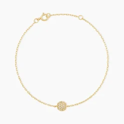 Histoire d'Or Bracelet Nadzeija Or Jaune Oxyde De Zirconium Outlet