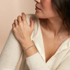 Histoire d'Or Bracelet Nahila Argent Blanc New