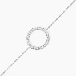 Histoire d'Or Bracelet Nevada Argent Blanc Oxyde De Zirconium Sale