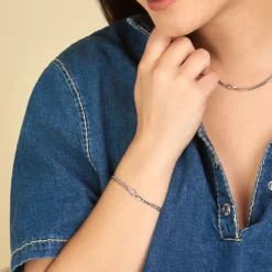 Histoire d'Or Bracelet Nexus Argent Blanc Oxyde De Zirconium Discount