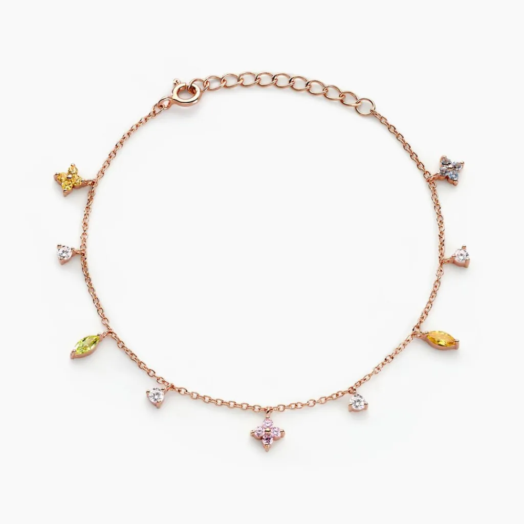 Histoire d'Or Bracelet Nimbe Argent Rose Oxyde De Zirconium argent rose oxyde raisin Clearance
