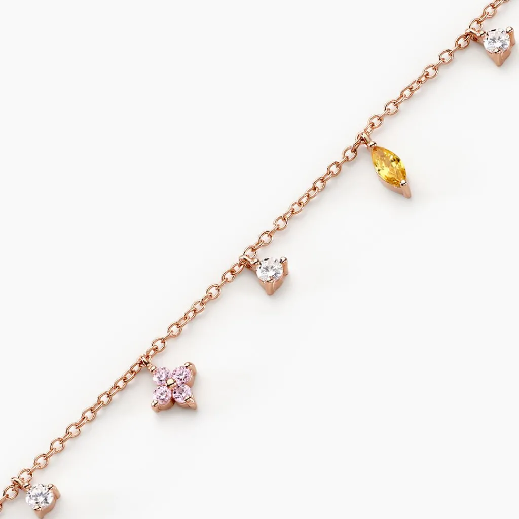 Histoire d'Or Bracelet Nimbe Argent Rose Oxyde De Zirconium argent rose oxyde raisin Clearance