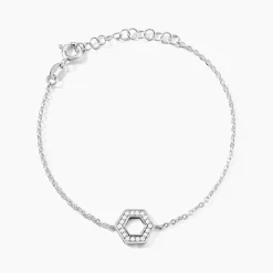 Histoire d'Or Bracelet Noely Argent Blanc Oxyde De Zirconium Clearance
