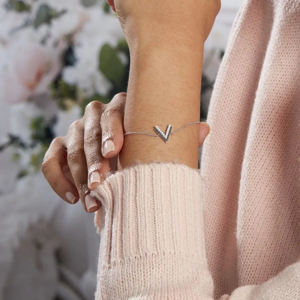 Histoire d'Or Bracelet Nollia De Zirconium argent blanc oxyde Hot