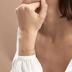 Histoire d'Or Bracelet Nollia De Zirconium argent rose oxyde Outlet