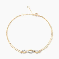 Histoire d'Or Bracelet Nucia Or Jaune Diamant Hot