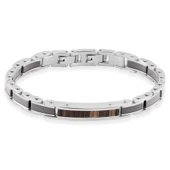 JOURDAN Bracelet Nuku Acier Blanc New