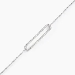 Histoire d'Or Bracelet Octavia Or Blanc Diamant Outlet