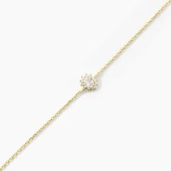 Histoire d'Or Bracelet Oliviane Argent Jaune Oxyde De Zirconium Sale