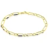 Histoire d'Or Bracelet Ophelio Maille Alternee 1/1 Or Jaune New