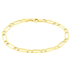 Histoire d'Or Bracelet Ophelio Maille Alternee 1/1 or jaune Discount