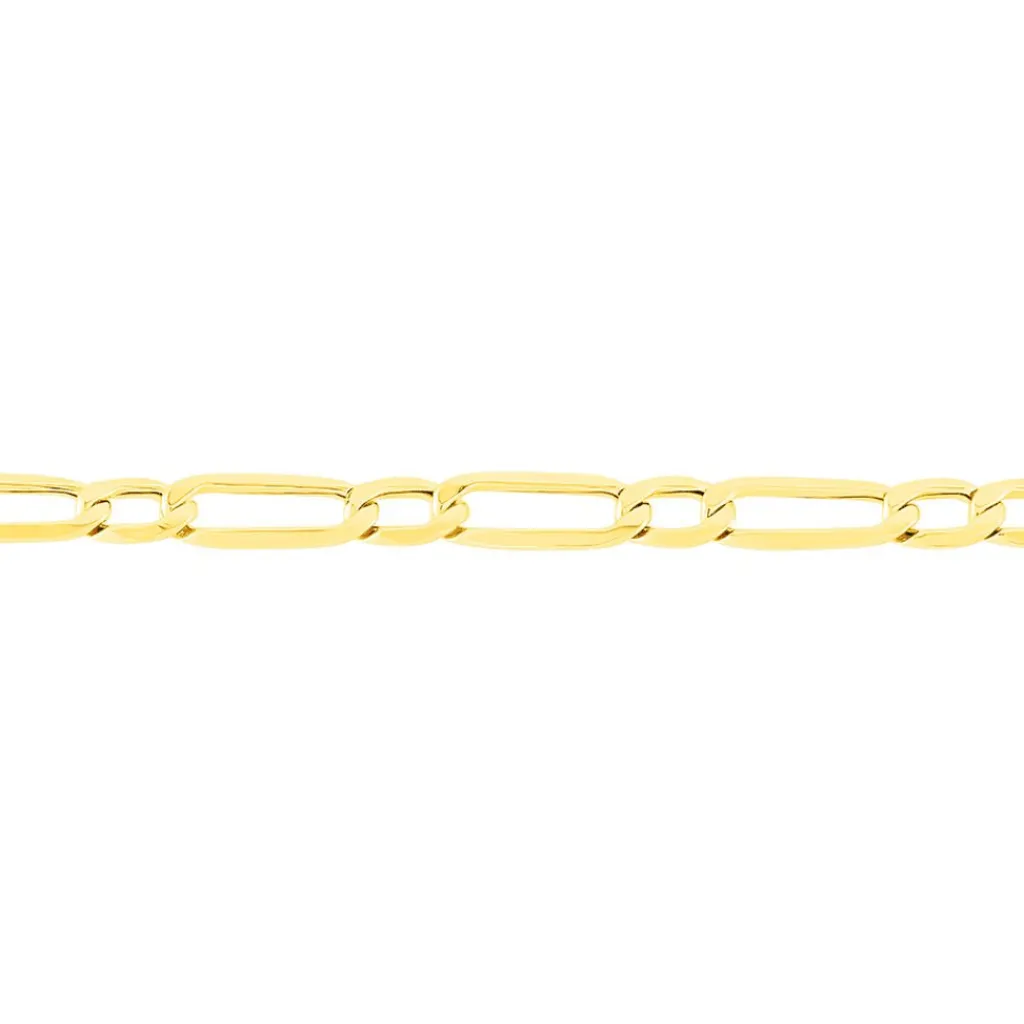 Histoire d'Or Bracelet Ophelio Maille Alternee 1/1 or jaune Discount