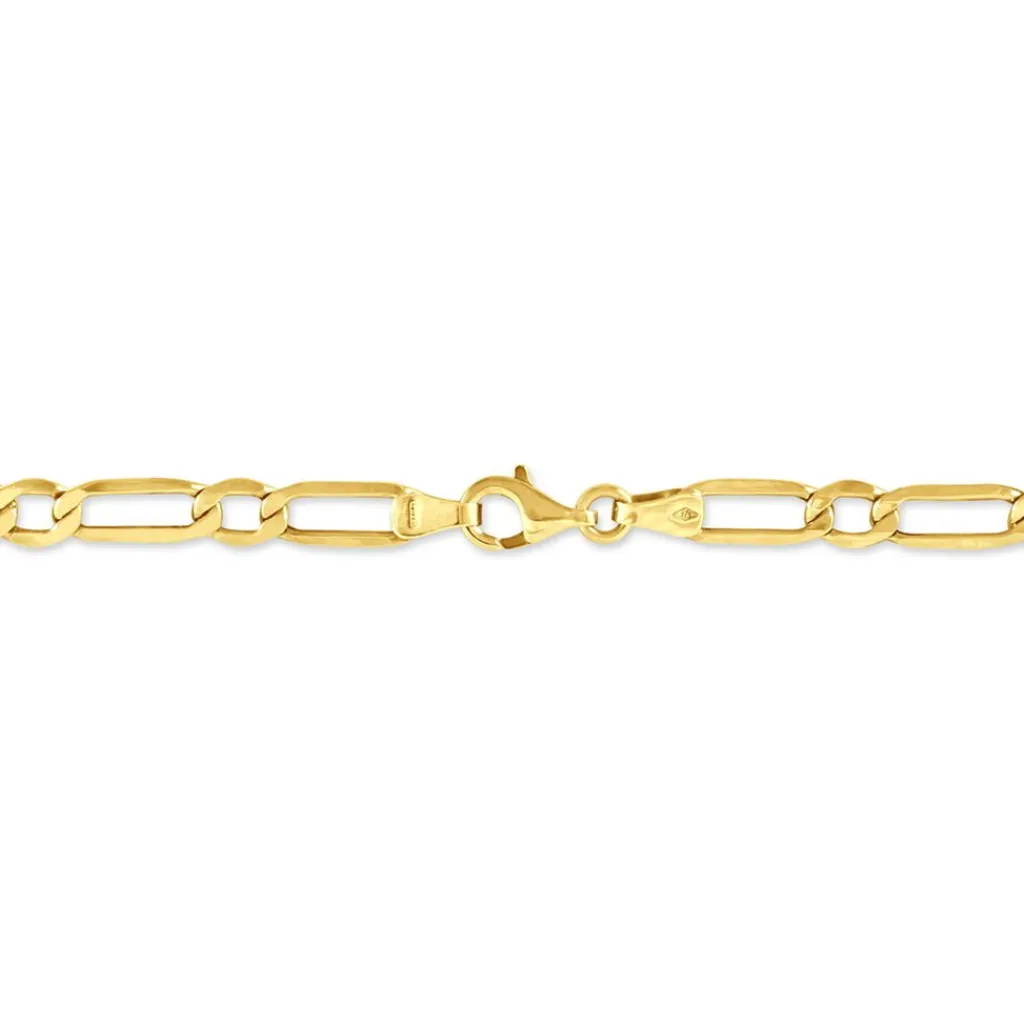 Histoire d'Or Bracelet Ophelio Maille Alternee 1/1 or jaune Discount