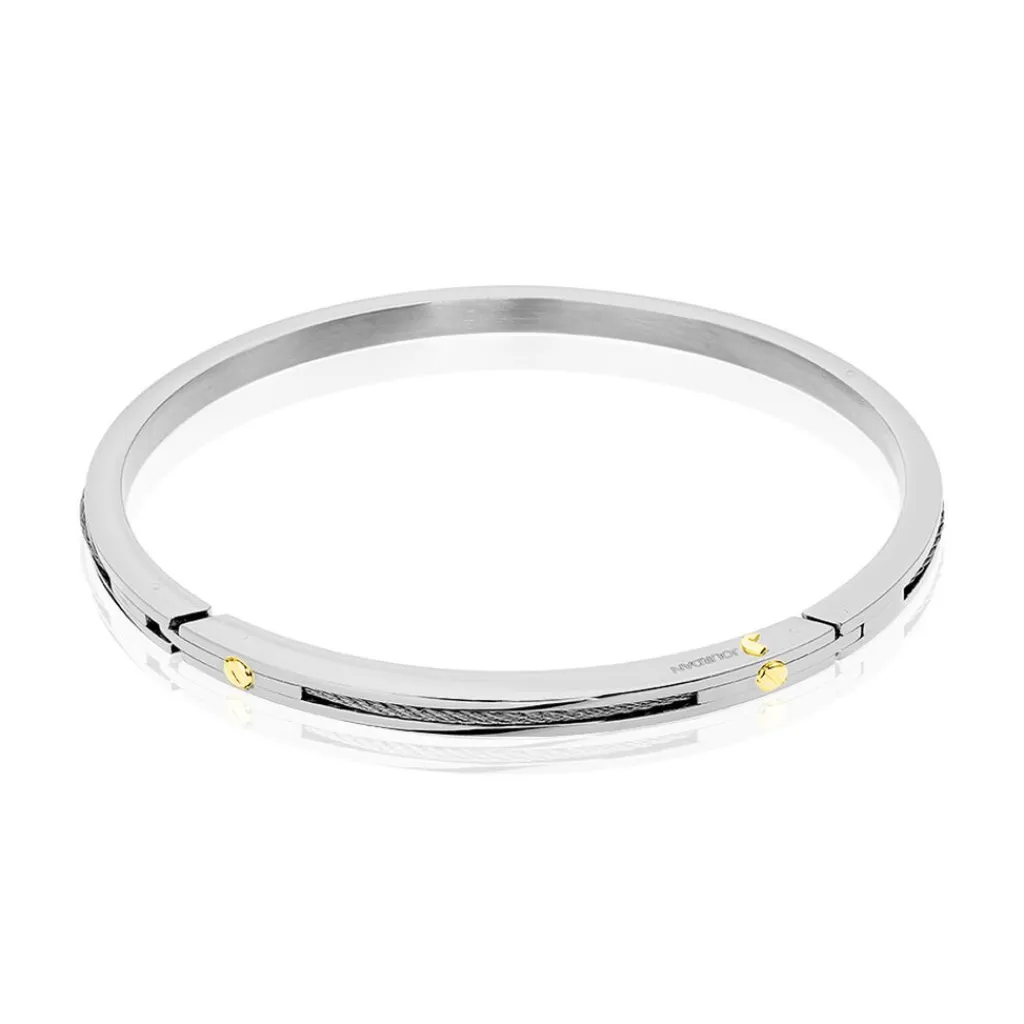 JOURDAN Bracelet Or Acier Bicolore