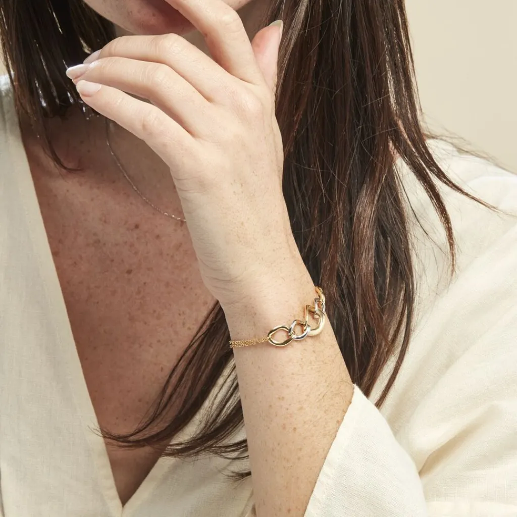 Histoire d'Or Bracelet Or Bicolore Acanthus Online