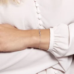 Histoire d'Or Bracelet Or Blanc Maury Saphirs Diamants Online