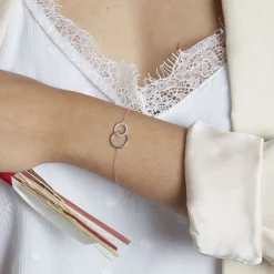 Histoire d'Or Bracelet Or Blanc Nesrine Oxydes or blanc oxyde Sale