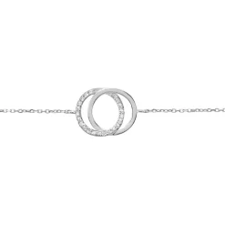 Histoire d'Or Bracelet Or Blanc Tresha Diamants or blanc diamant Hot