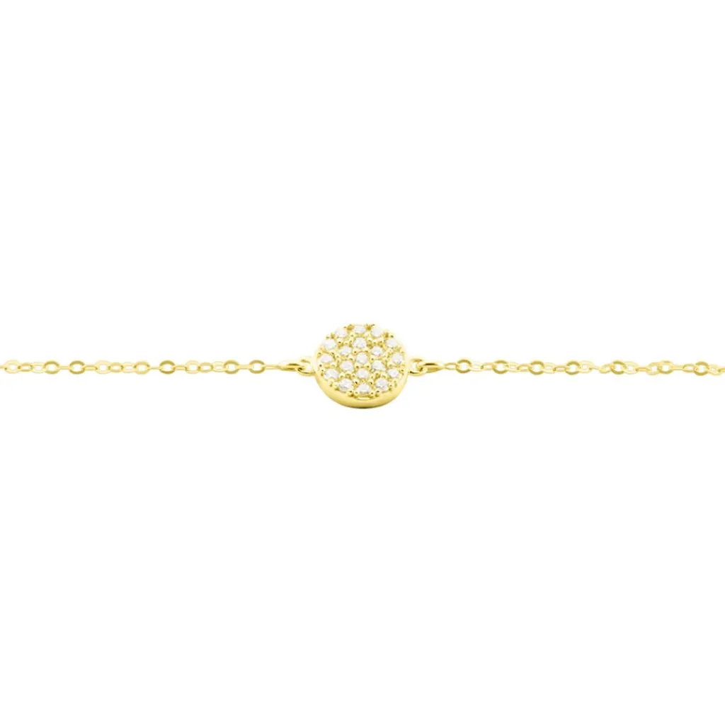 Histoire d'Or Bracelet Or Jaune Burak Oxyde De Zirconium Sale