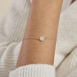 Histoire d'Or Bracelet Or Jaune Burak Oxyde De Zirconium Sale