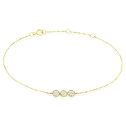 Histoire d'Or Bracelet Or Jaune Caleb Oxydes De Zirconium Best