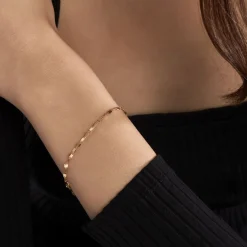 Histoire d'Or Bracelet Or Jaune Camelie Clearance