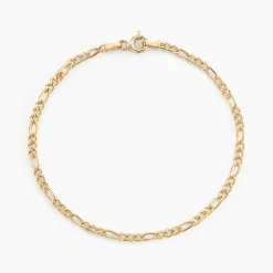 Histoire d'Or Bracelet Caméo Maille Alternée 1/3 or jaune Clearance