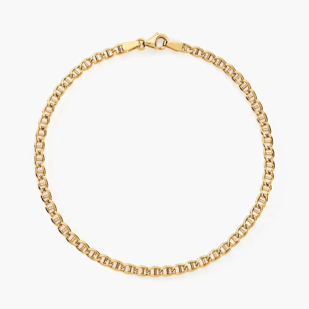 Histoire d'Or Bracelet Capucin Maille Marine or jaune Best