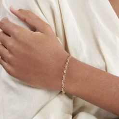 Histoire d'Or Bracelet Or Jaune Capucin Maille Marine New