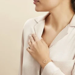 Histoire d'Or Bracelet Or Jaune Derry Oxyde De Zirconium