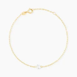 Histoire d'Or Bracelet Or Jaune Emilee Oxyde De Zirconium or jaune oxyde