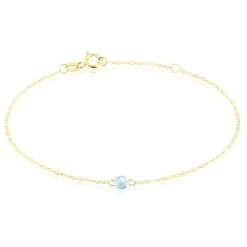 Histoire d'Or Bracelet Or Jaune Emilee Oxyde De Zirconium or jaune oxyde azur Outlet