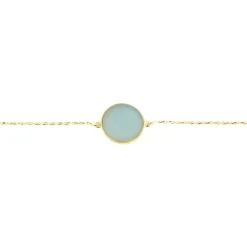 Histoire d'Or Bracelet Or Jaune Florica Amazonite or jaune amazonite verte New