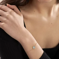 Histoire d'Or Bracelet Or Jaune Florica Amazonite or jaune amazonite verte New