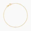 Histoire d'Or Bracelet Or Jaune Gentiane Perle Hot