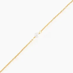 Histoire d'Or Bracelet Or Jaune Gentiane Perle Hot