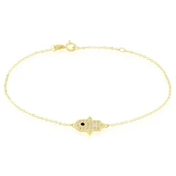 Histoire d'Or Bracelet Or Jaune Hassan Oxyde Discount