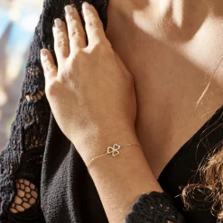 Histoire d'Or Bracelet Or Jaune Helisende Diamants Sale