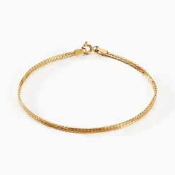 Histoire d'Or Bracelet Or Jaune Izel Maille Anglaise Best