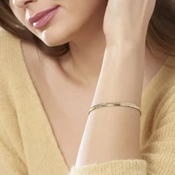 Histoire d'Or Bracelet Or Jaune Izel Maille Anglaise New
