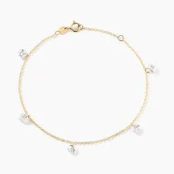 Histoire d'Or Bracelet Or Jaune Leucitica Oxydes De Zirconium Online