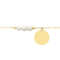 Histoire d'Or Bracelet Or Jaune Loreto Perles De Culture Sale