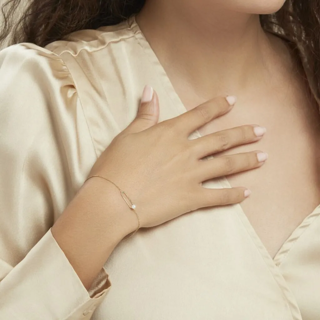 Histoire d'Or Bracelet Or Jaune Lucasta Perle De Culture Sale