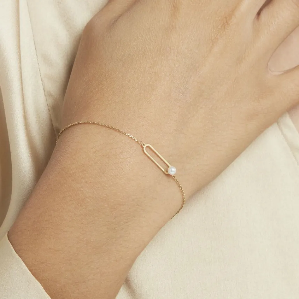Histoire d'Or Bracelet Or Jaune Lucasta Perle De Culture Sale