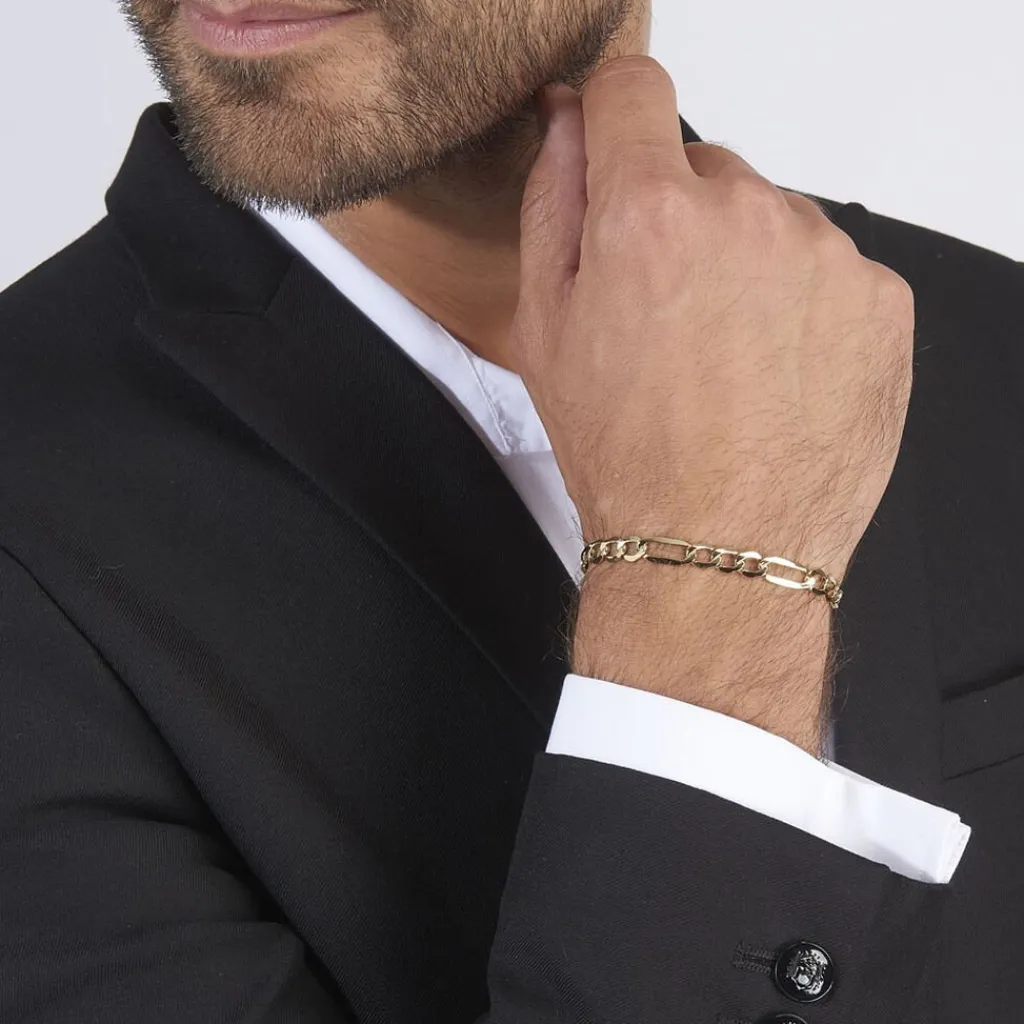 Histoire d'Or Bracelet Maille Alternée or jaune Best