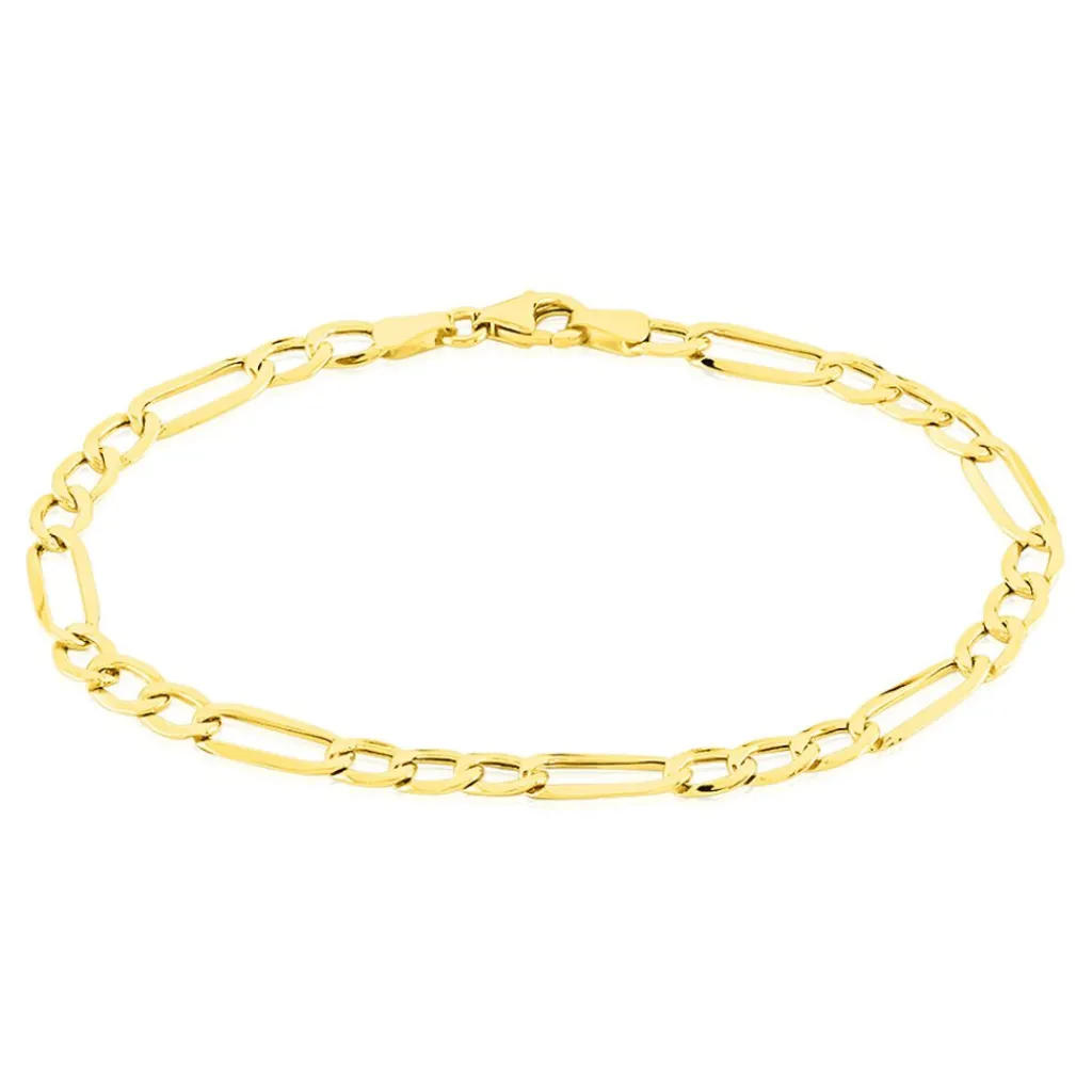 Histoire d'Or Bracelet Maille Alternée 1/3 or jaune Best