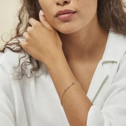 Histoire d'Or Bracelet Maille Alternée 1/3 or jaune Best