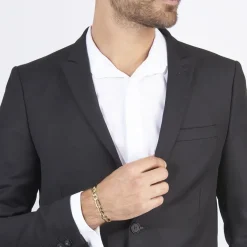 Histoire d'Or Bracelet Maille Alternée or jaune Hot