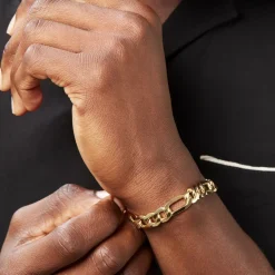 Histoire d'Or Bracelet Maille Alternée or jaune Hot