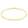 Histoire d'Or Bracelet Or Jaune Maille Alternée 1/3 Hot